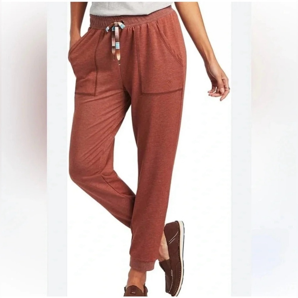 Ariat Women's Mexicali Roasted Russet Brown Joggers | Size XS